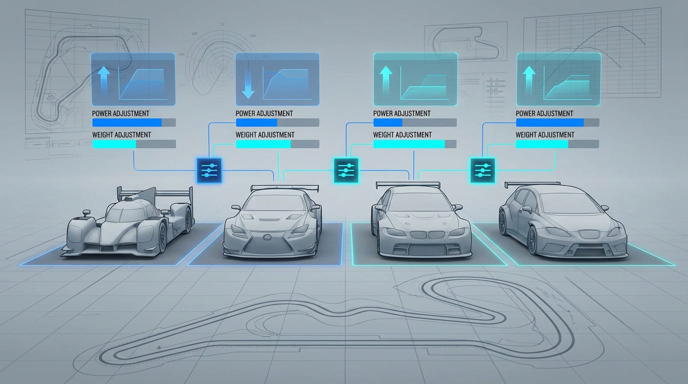 GT7 BoP環境のセッティング優先順位イメージ