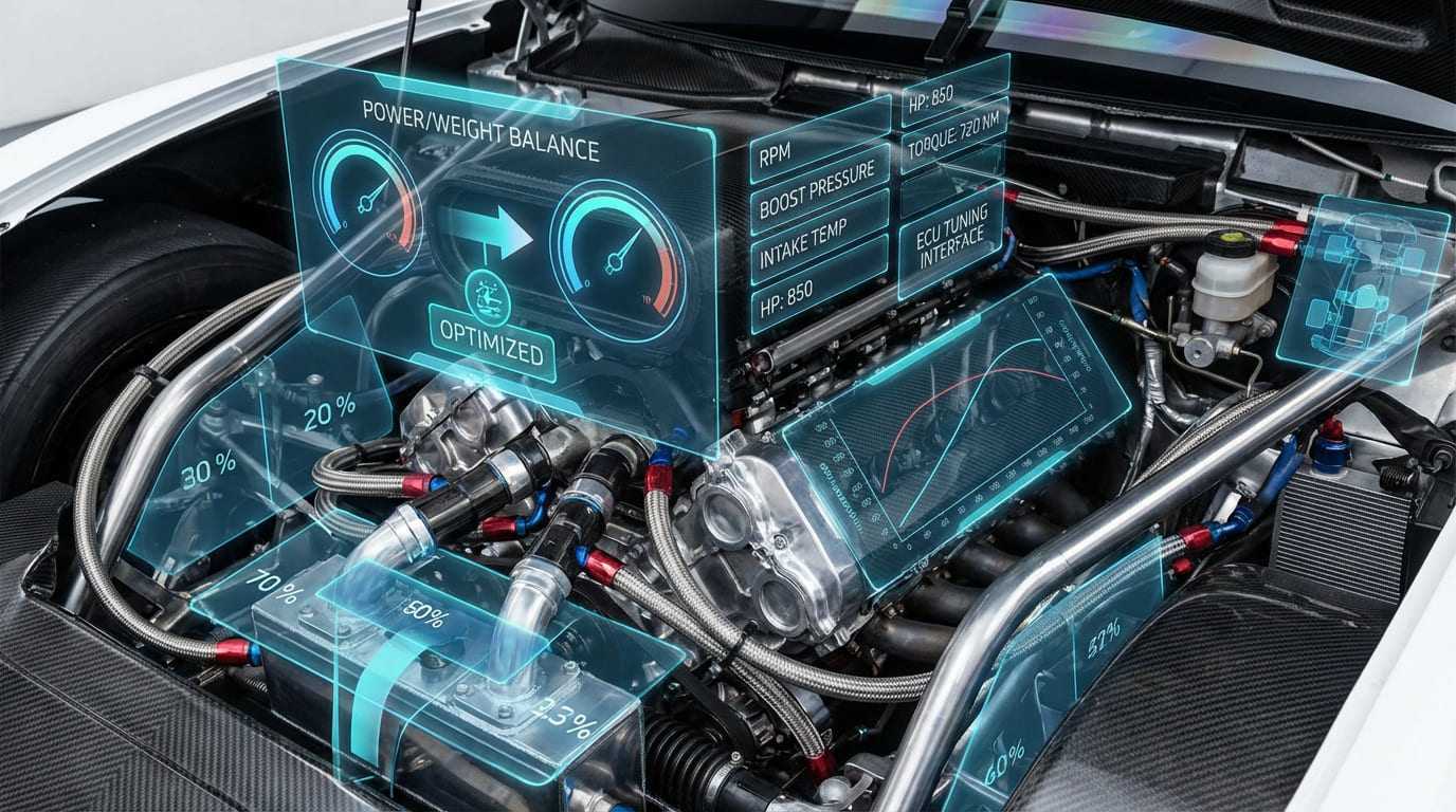 GT7 PP調整（レースのPP制限に合わせる）イメージ