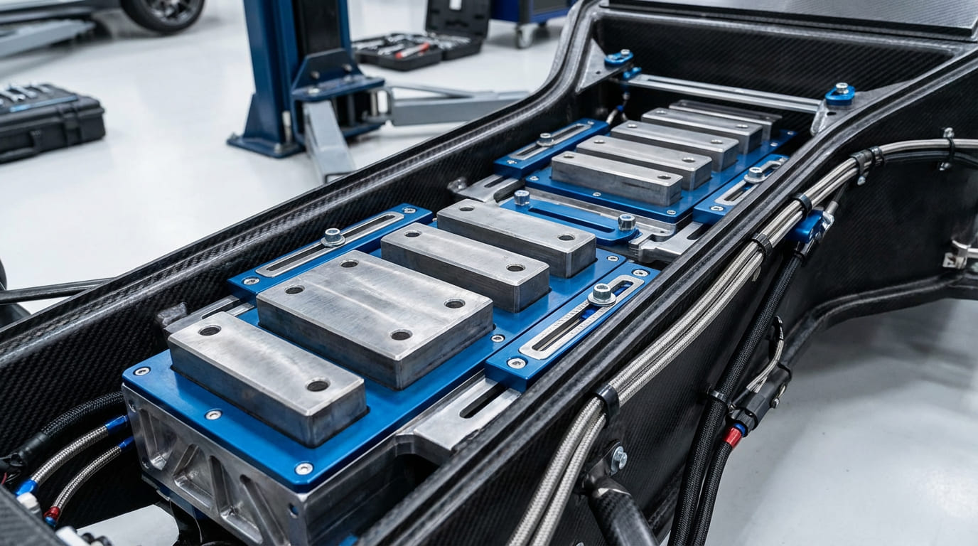 バラスト重量配分