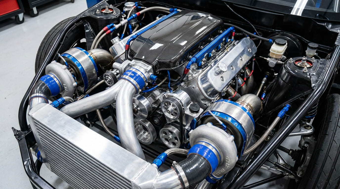 レーシングカーエンジン