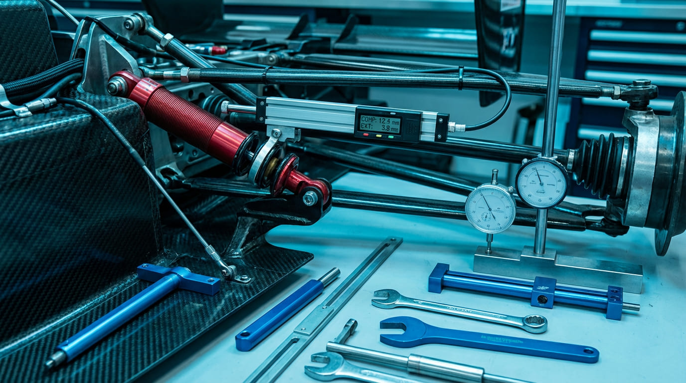 GT7サスペンションストローク測定と調整ツール