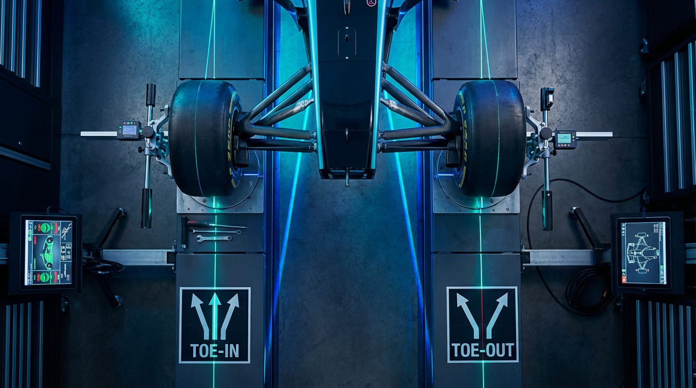 GT7 トー角調整のイメージ